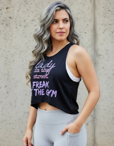Regata Curta At The Gym Preta