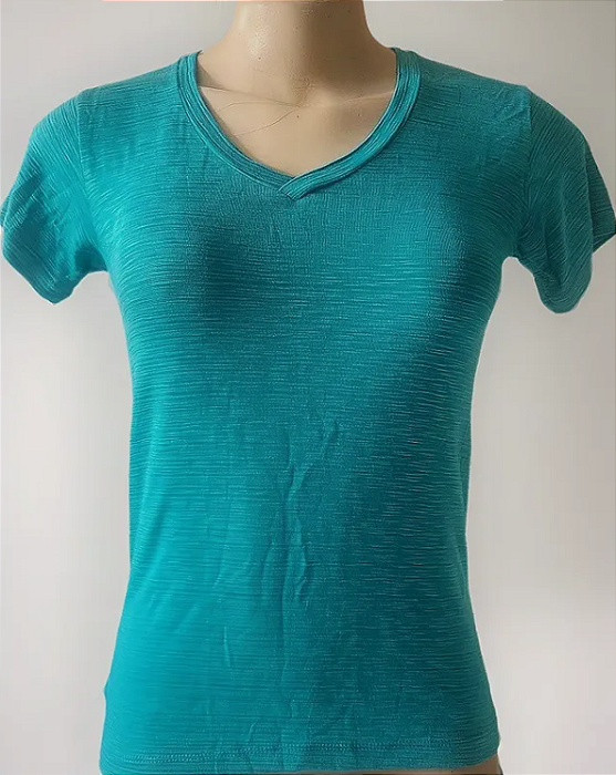 Blusa Baby Look Flame Verde