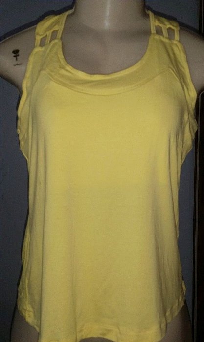 Blusinha Tiras Amarela