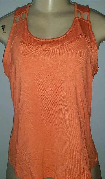 Blusinha Tiras Laranja
