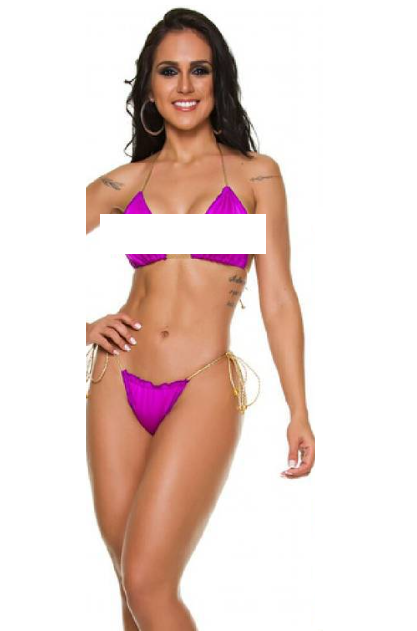 Calcinha Biquini Ripple Cirre Roxo