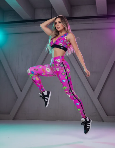 Legging Digital Rosa