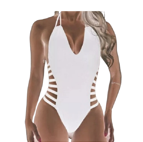 Body Tirinhas Branco (COM AVARIA)