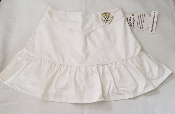 Short Saia Branco Princess (COM AVARIA)
