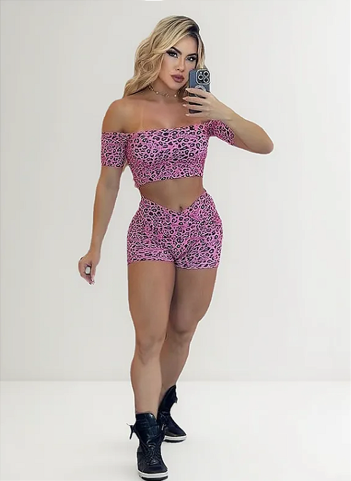 SHORTS SUNSET ONCINHA