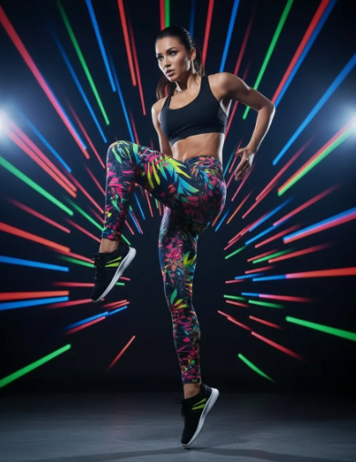 CALÇA LEGGING FLORAL