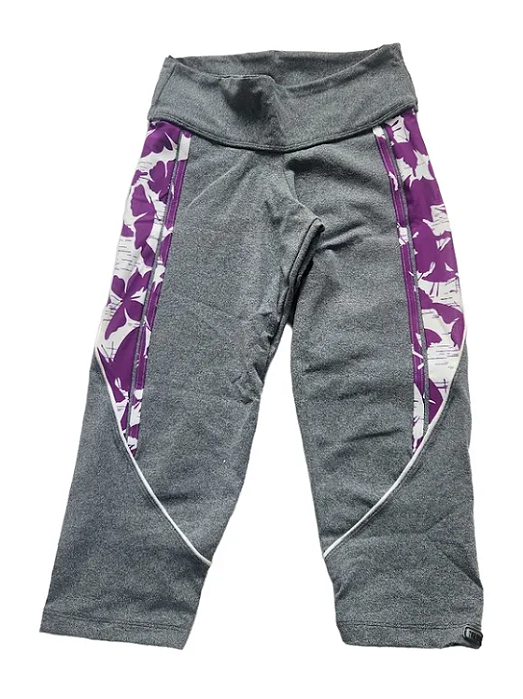 Calça Corsário Recortes Mescla (COM AVARIA)