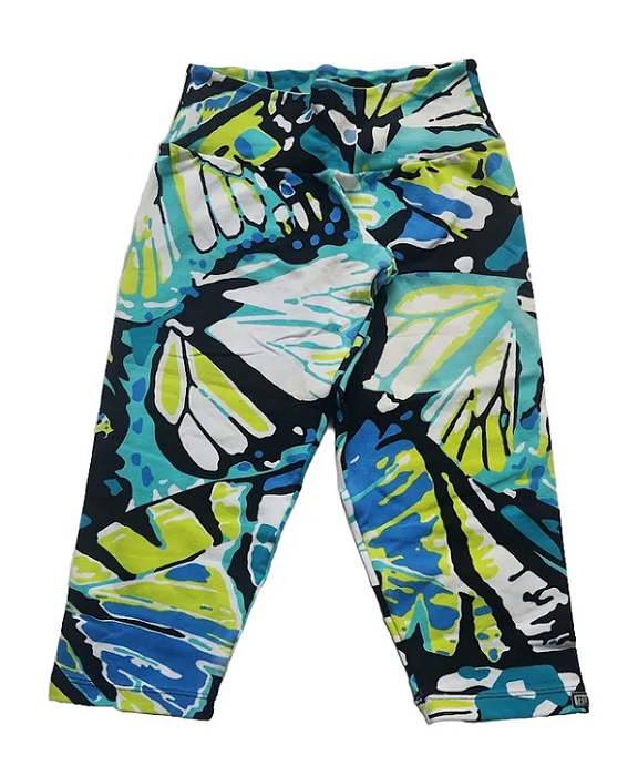 Calça Corsário Preta Paint (COM AVARIA)