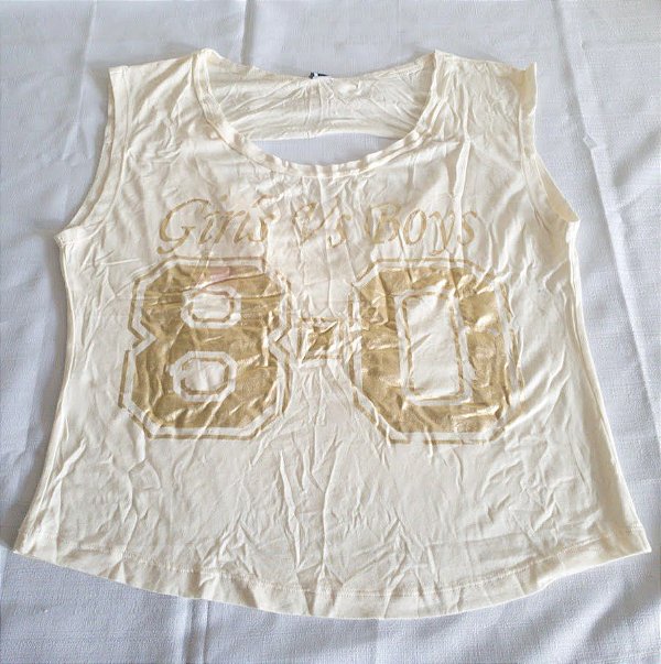 Blusa Silk Dourado