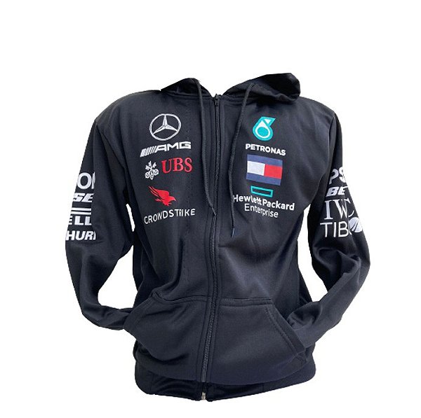 Blusa Moleton Casaco Mercedes F1 - Balaclava F1 - Para amantes de Fórmula 1