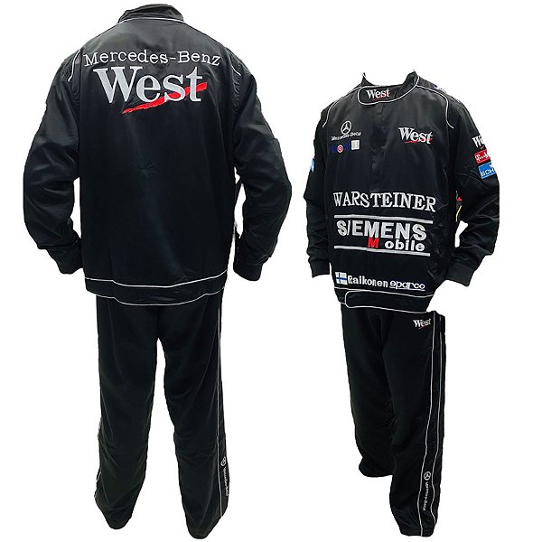 Conjunto Exclusivo McLaren WEST Mercedes F1 - Calça & Blusa