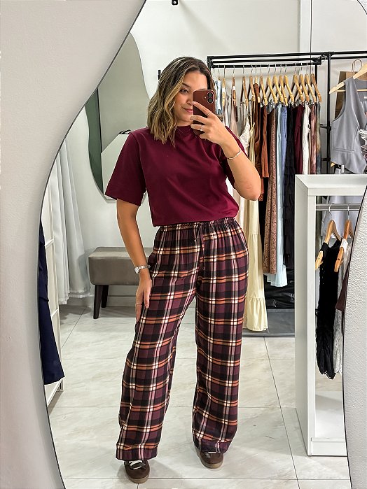 Calça Lorena Xadrez