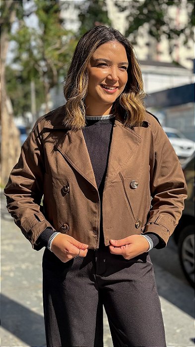 Casaco Trench coat court Clara