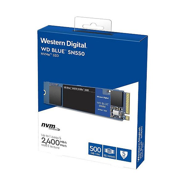 WD Blue™ SN550 NVMe™ SSD M2 500 GB