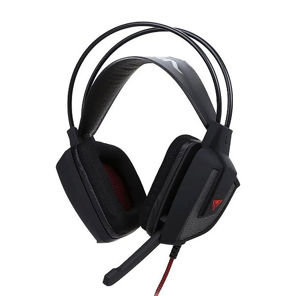 Headset Gamer Patriot Viper V360 Conexão USB Led Vermelho