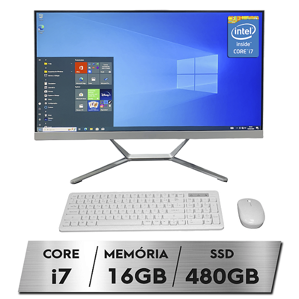 Computador All In One Intel Core i7-3770 3.4GHz 16GB SSD 480GB