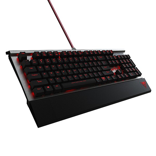 Teclado Gamer Mecânico Patriot Viper V730, LED Vermelho, Switch Kailh Brown, Preto