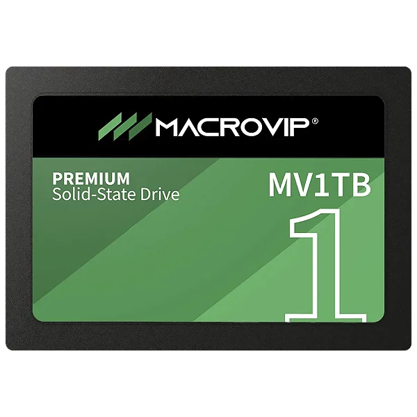 SSD SATA3 2.5" Macrovip Premium 1TB Leitura 520MB/s e Gravação 450MB/s