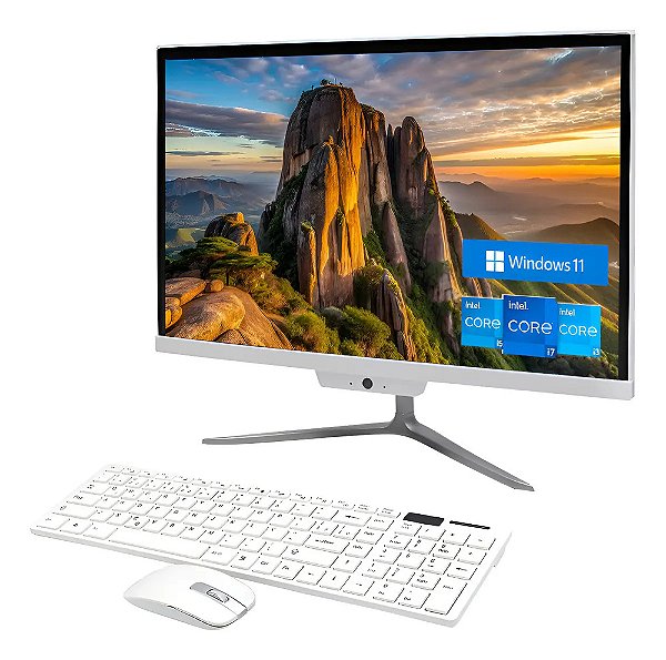 Computador All In One NextPC 21.5" 10ª Geração Intel Core i7 16 GB RAM SSD 480 GB Wi-Fi