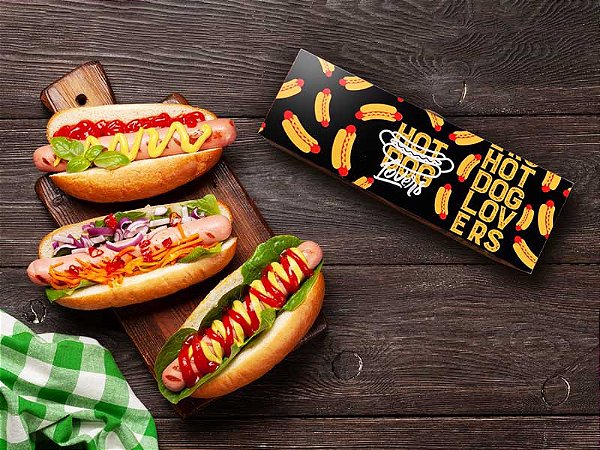 PAULISTA HOT DOG LOVERS BLACK - Pacote com 100 unidades #desconto