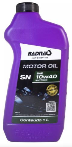 Oleo Motor 10W40 Sintetico SN Radnaq