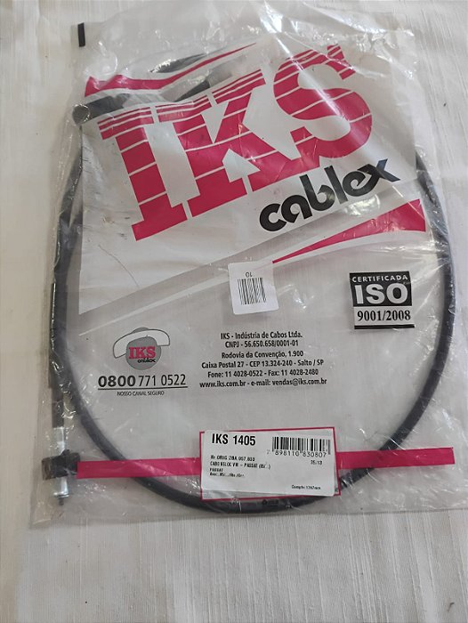 Cabo Velocimetro Passat 85/90 Iks1405