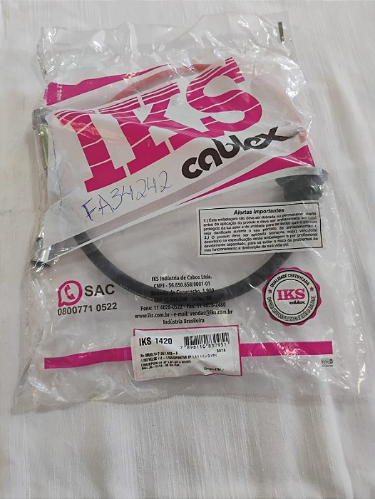 Cabo Velocimetro Logus Pointer Cfi 94 A 96 Iks1420