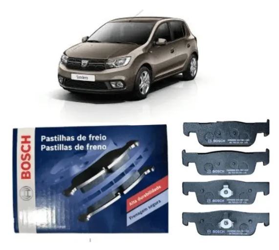 Pastilha Freio Dianteiro Sandero 2015 a 2022 Bosch
