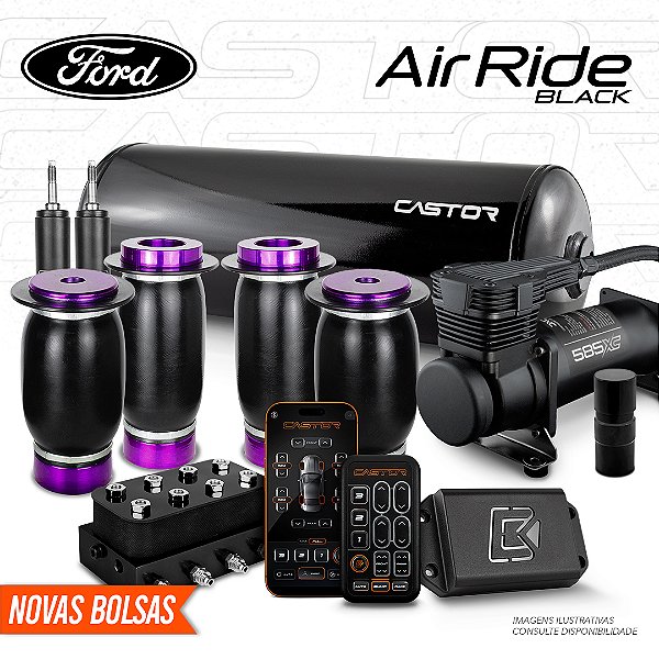 KIT 1 / AirRide Black - 8mm | Ford
