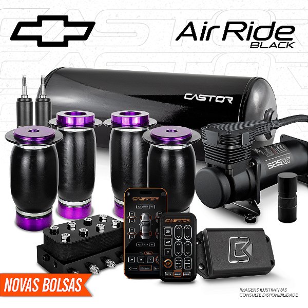 KIT 1 / AirRide Black - 8mm | GM
