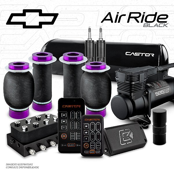 KIT 1 / AirRide Black - 8mm | GM