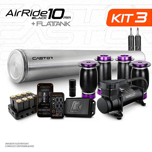 KIT 3 / AirRide Black 10mm