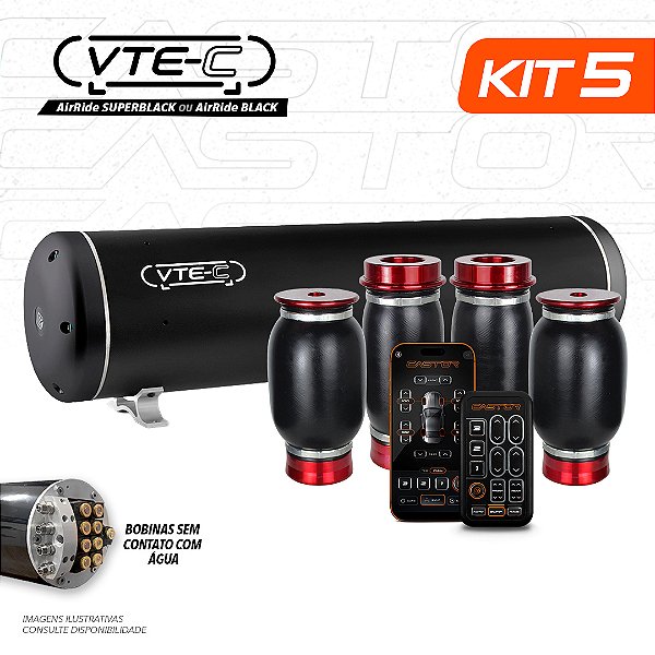 KIT 5 / VTEC + AirRide Super Black 10