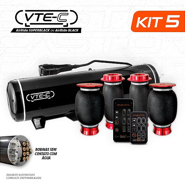 KIT 5 / VTEC + AirRide Super Black 10