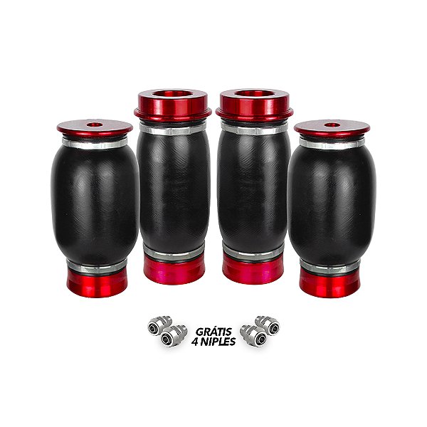 JOGO BOLSA DE AR 7.0 BASE CÔNICA 8MM/10MM - NIPLE GRÁTIS