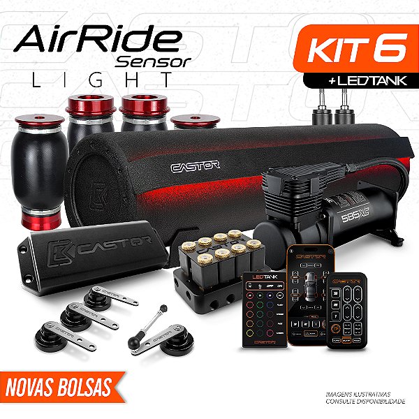 KIT 6 / AirRide Sensor Light + LEDTank