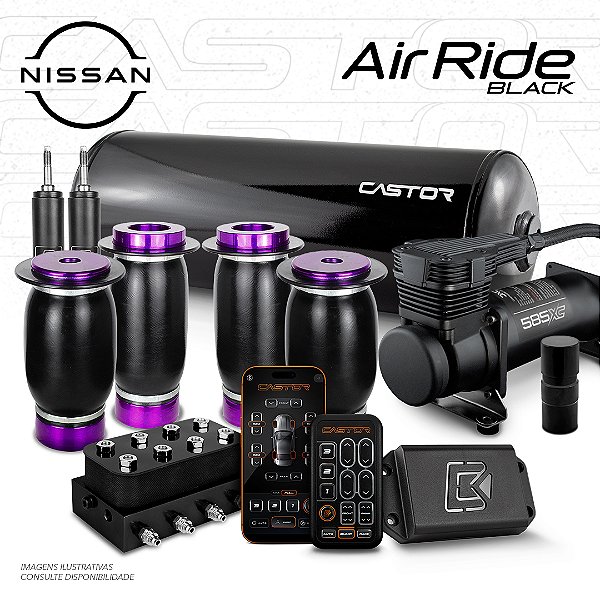 KIT 1 / AirRide Black - 8mm | Nissan
