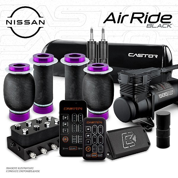 KIT 1 / AirRide Black - 8mm | Nissan