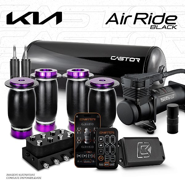 KIT 1 / AirRide Black - 8mm | Kia