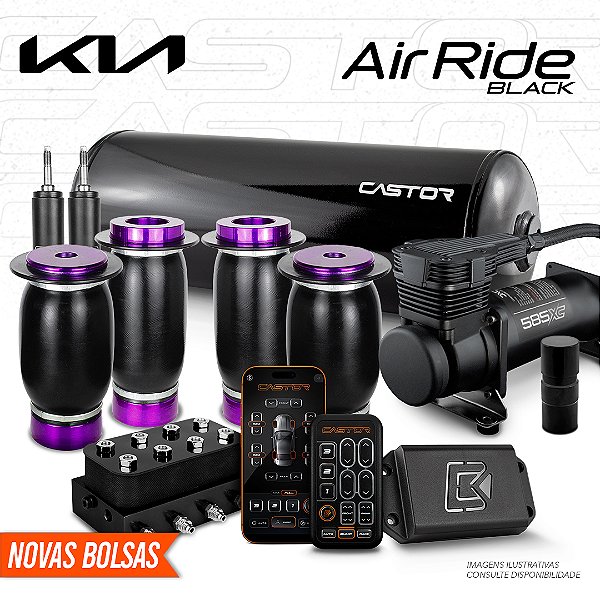 KIT 1 / AirRide Black - 8mm | Kia