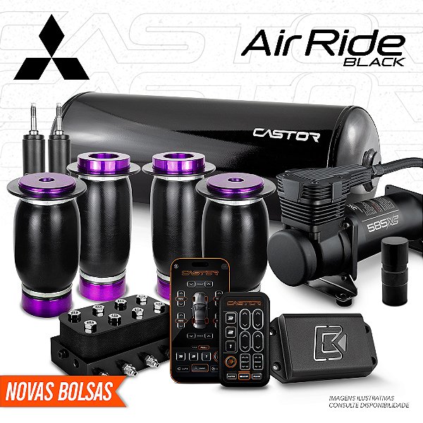 KIT 1 / AirRide Black - 8mm | Mitsubishi