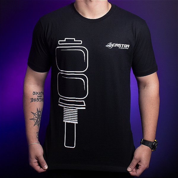 Camiseta Castor Suspensões - SPECIAL EDITION - BAGS Preta