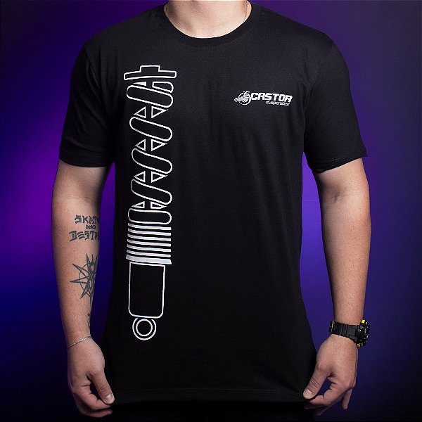 Camiseta Castor Suspensões - SPECIAL EDITION - SPRINGS Preta