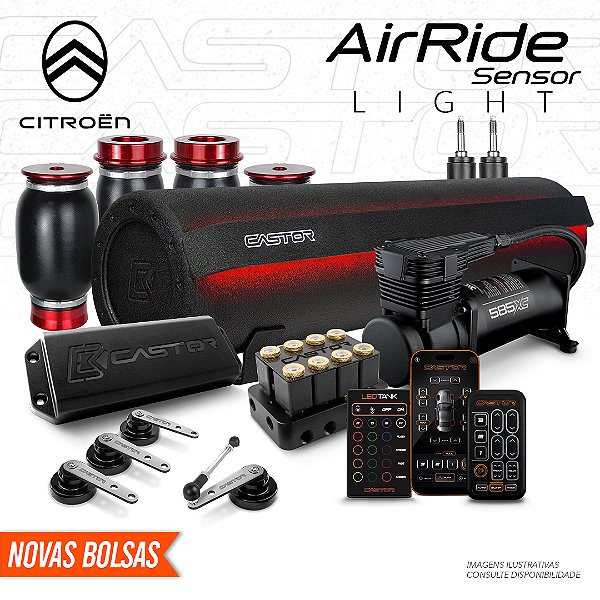 KIT 6 / AirRide Sensor Light + LEDTank - 10mm | Citroën