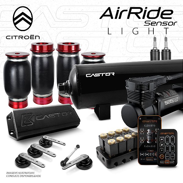 KIT 6 / AirRide Sensor Light + LEDTank - 10mm | Citroën