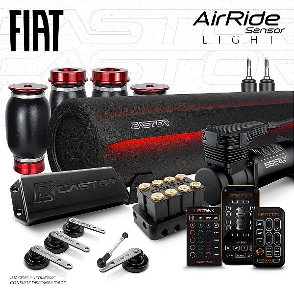 KIT 6 / AirRide Sensor Light + LEDTank - 10mm | Fiat