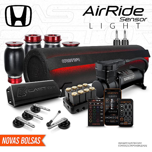 KIT 6 / AirRide Sensor Light + LEDTank -10mm | Honda