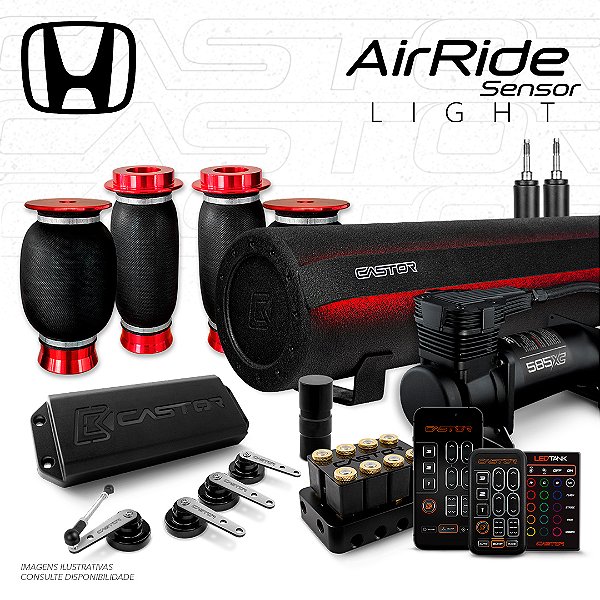 KIT 6 / AirRide Sensor Light + LEDTank -10mm | Honda
