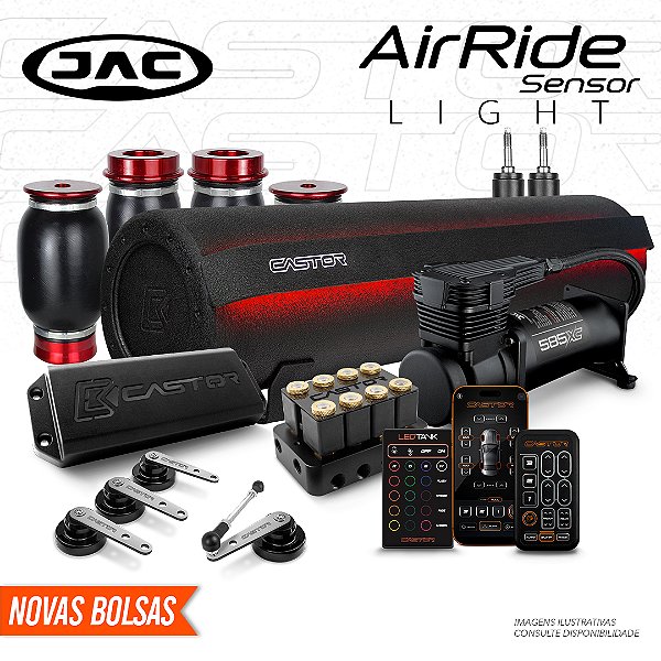 KIT 6 / AirRide Sensor Light + LEDTank - 10mm | Jac