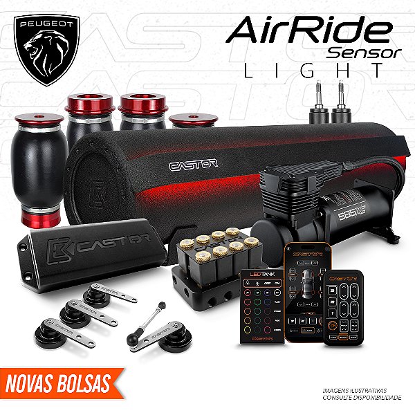 KIT 6 / AirRide Sensor Light + LEDTank | Peugeot